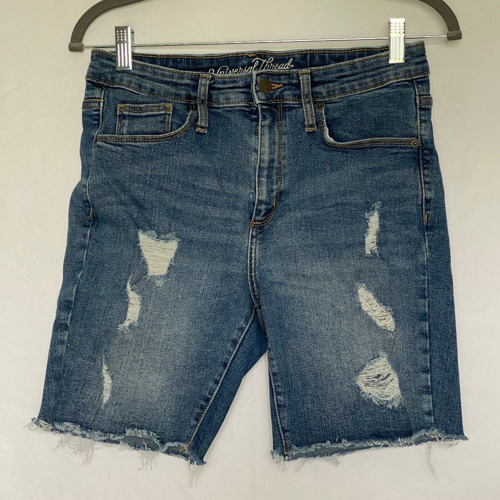 EUC Universal Thread High Rise Bermuda Shorts